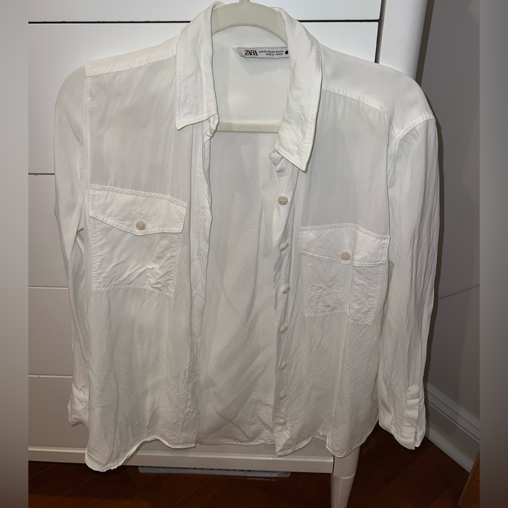 Zara Classic White Shirt